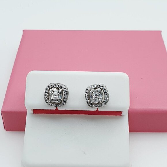 "925 Sterling Silver Cubic Zirconia Earrings, U19254568 - Picture 3 of 11